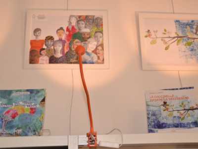 Illustrazioni di Carmela Leuzzi esposte nella mostra